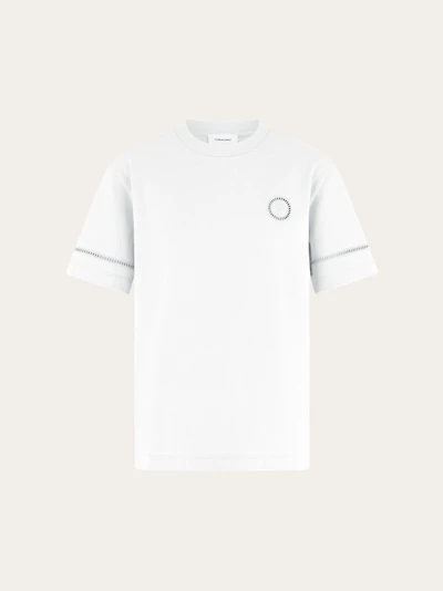 T-shirt with jour stitch detail