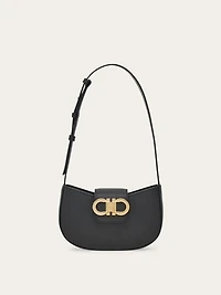 Double Gancini mini bag