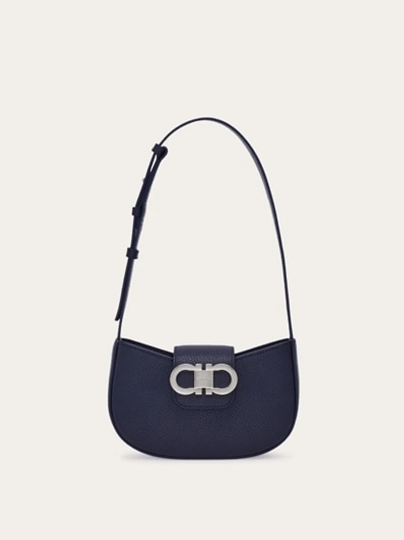 Double Gancini mini bag