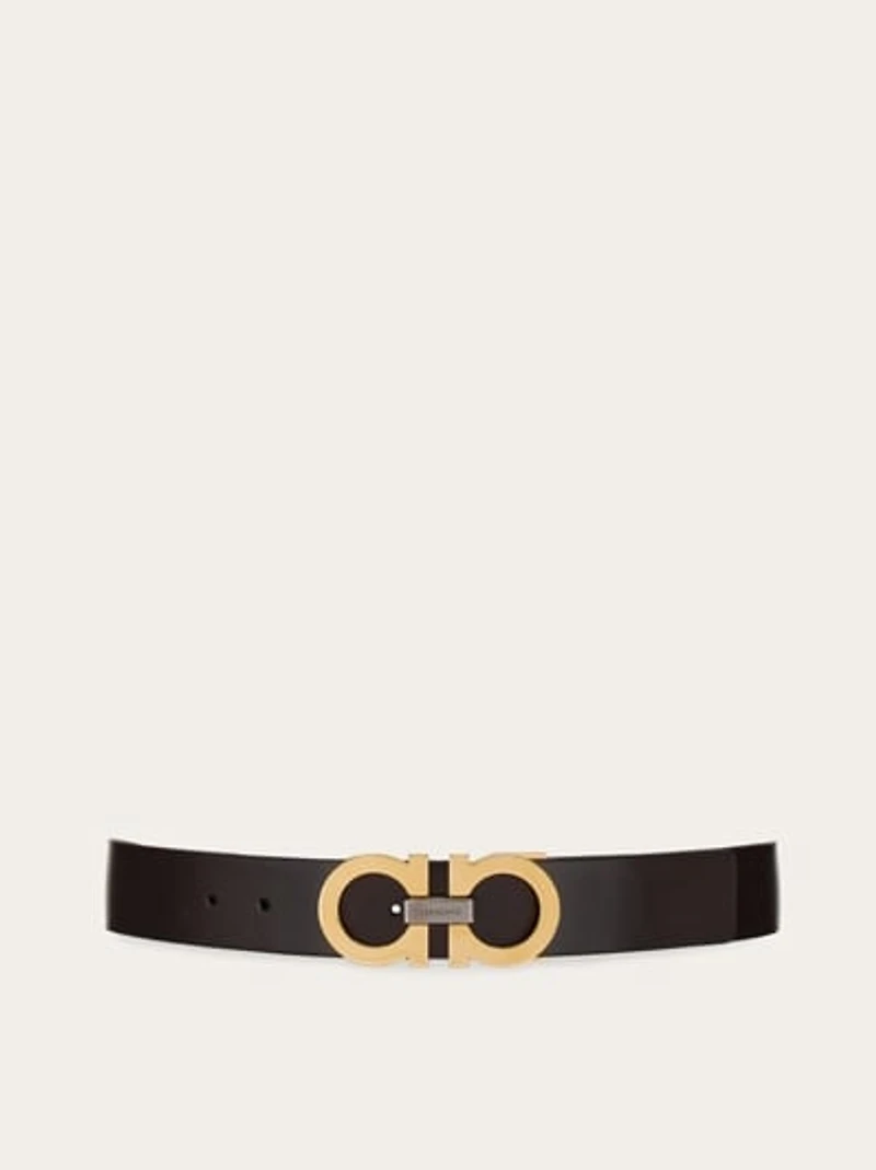 Reversible and adjustable Gancini belt