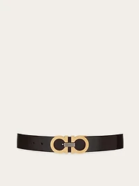 Reversible and adjustable Gancini belt