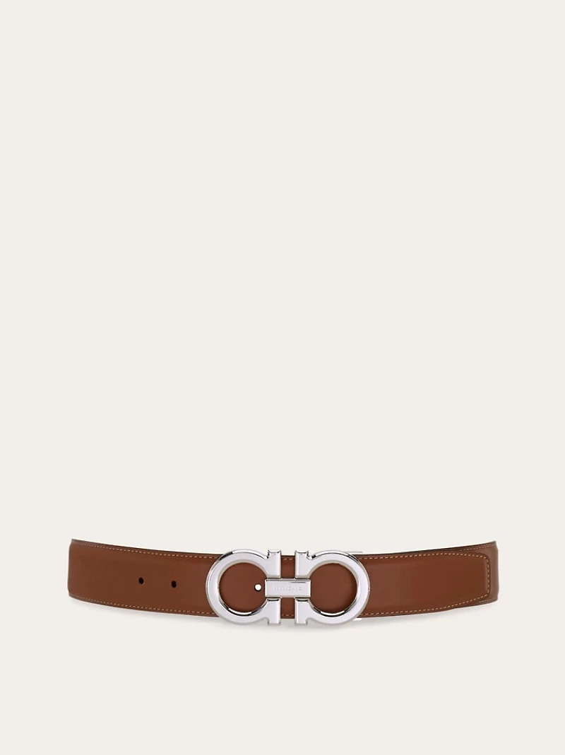 Reversible and adjustable Gancini belt