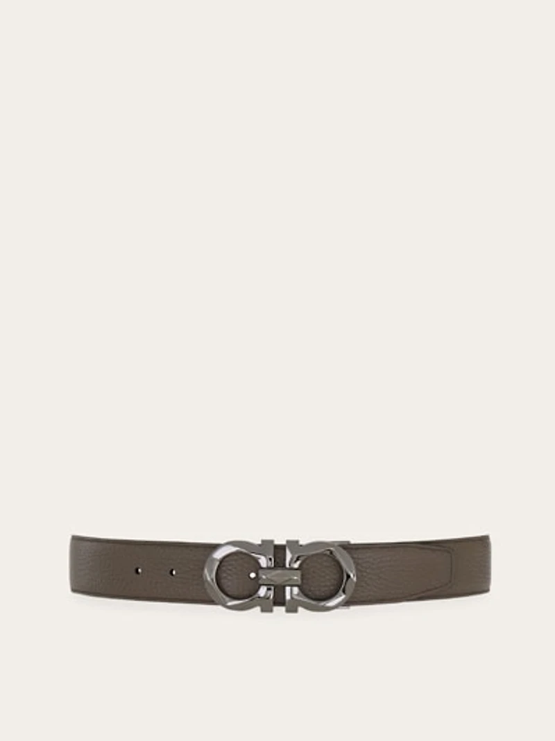 Reversible and adjustable Gancini belt