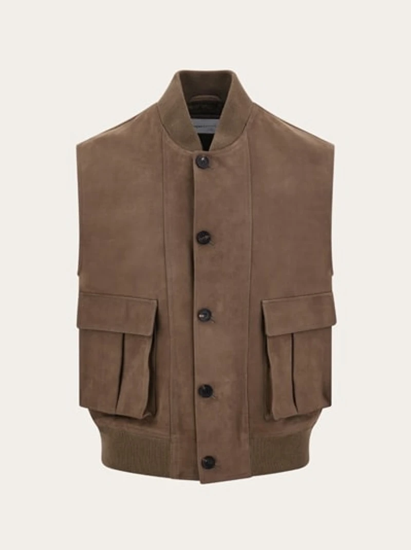 Nubuck gilet