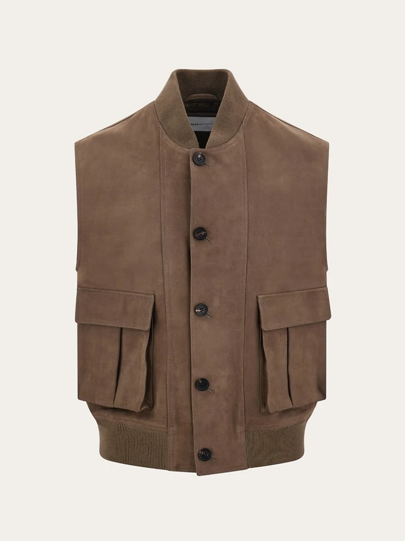 Nubuck gilet