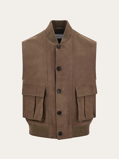 Nubuck gilet