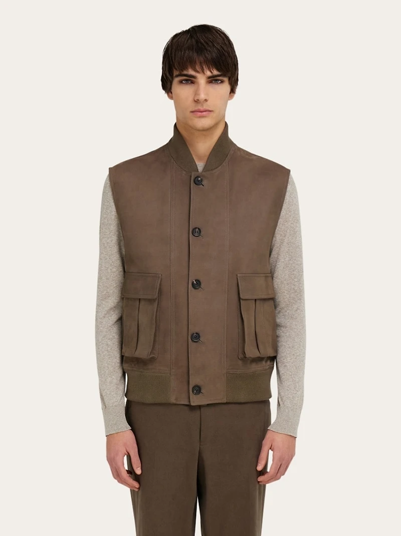 Nubuck gilet