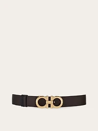 Reversible and adjustable Gancini belt