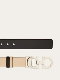Reversible and adjustable Gancini belt