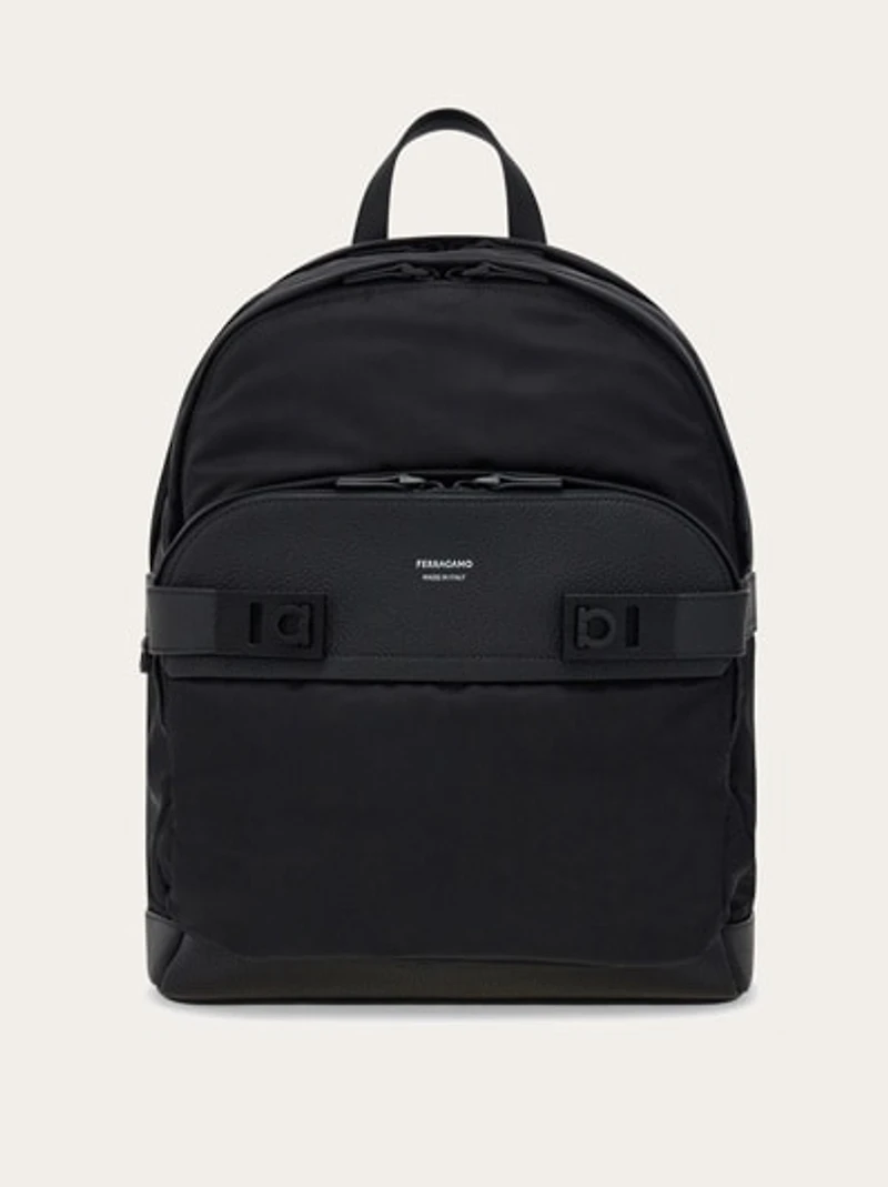 Backpack with Gancini buckles