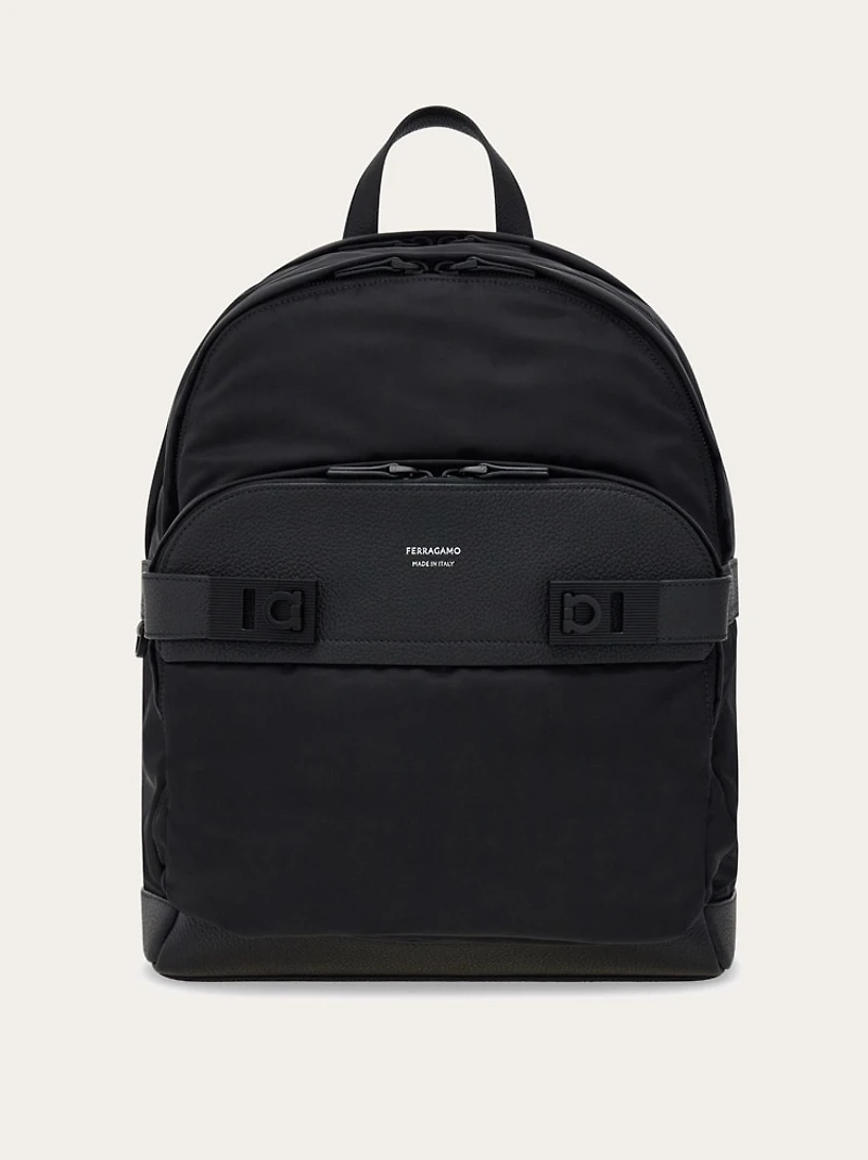 Backpack with Gancini buckles