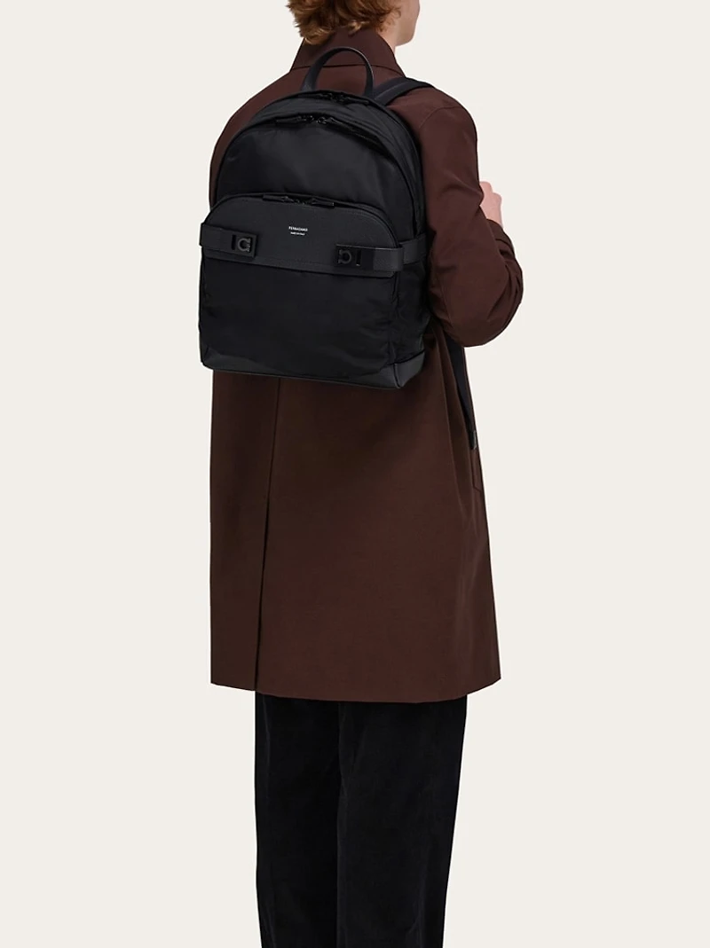 Backpack with Gancini buckles