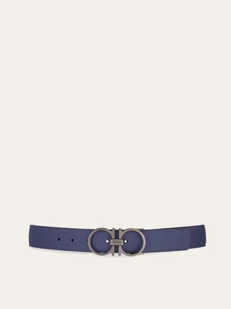 Reversible and adjustable Gancini belt