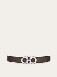 Reversible and adjustable Gancini belt