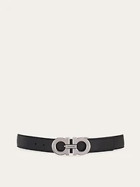 Reversible and adjustable Gancini belt