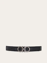 Reversible and adjustable Gancini belt