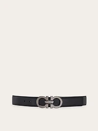 Reversible and adjustable Gancini belt