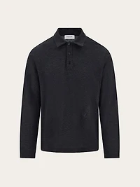 Long sleeve polo shirt