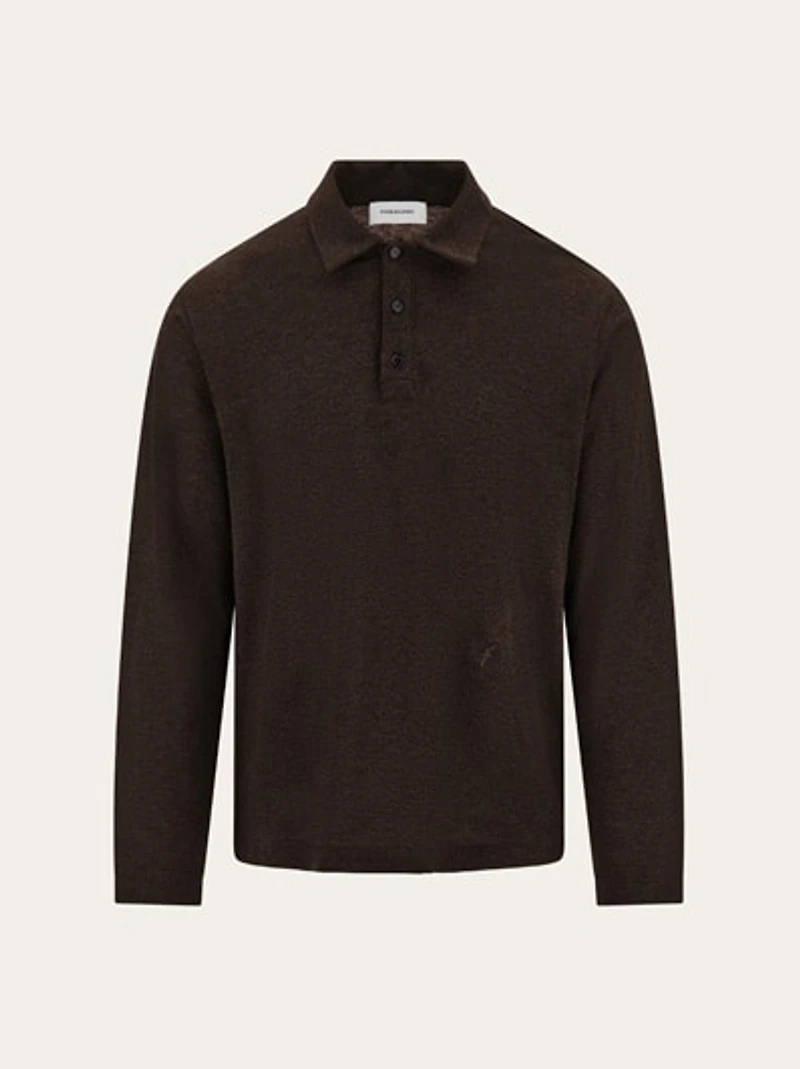 Long sleeve polo shirt