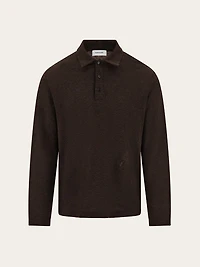 Long sleeve polo shirt