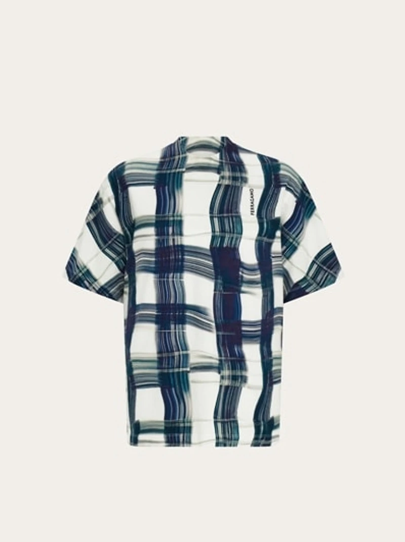 Tartan print T-shirt