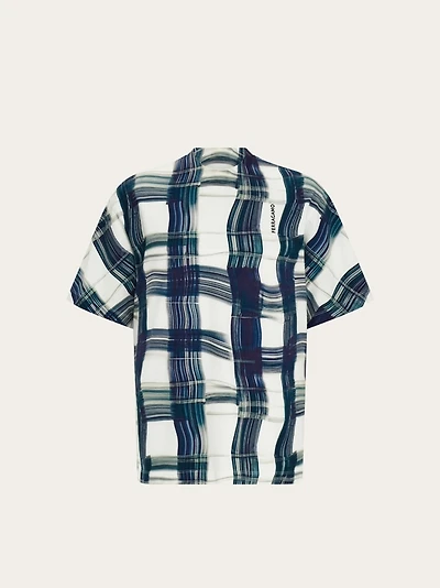Tartan print T-shirt