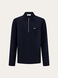 Long sleeved polo shirt