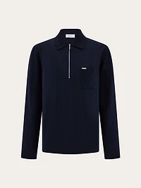 Long sleeved polo shirt