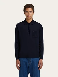 Long sleeved polo shirt