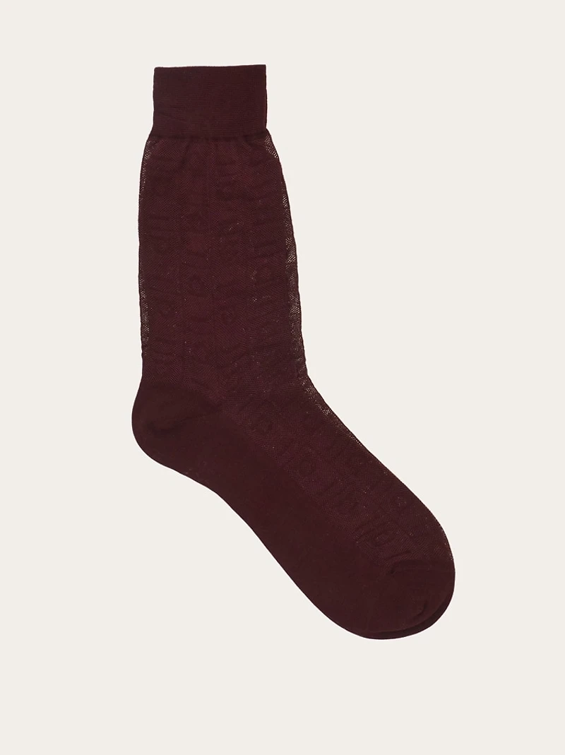 Ferragamo Monogram ankle socks
