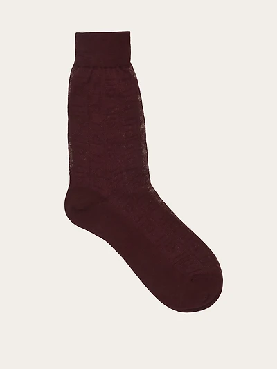 Ferragamo Monogram ankle socks