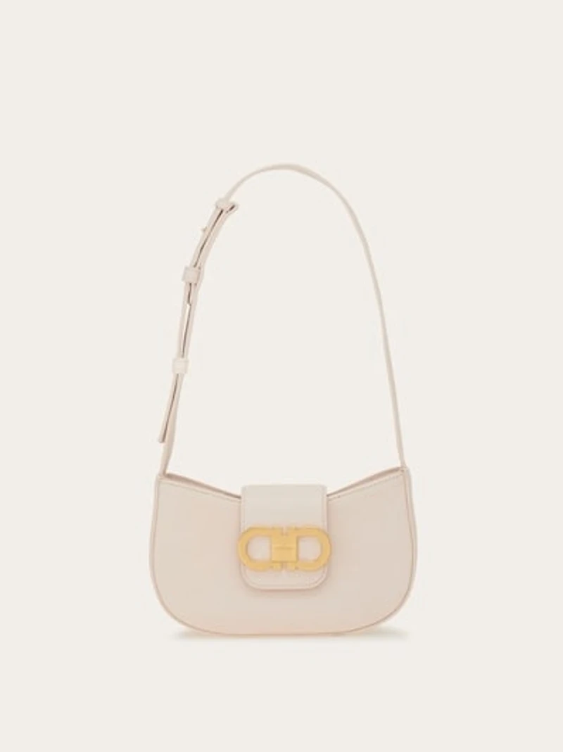 Double Gancini mini bag