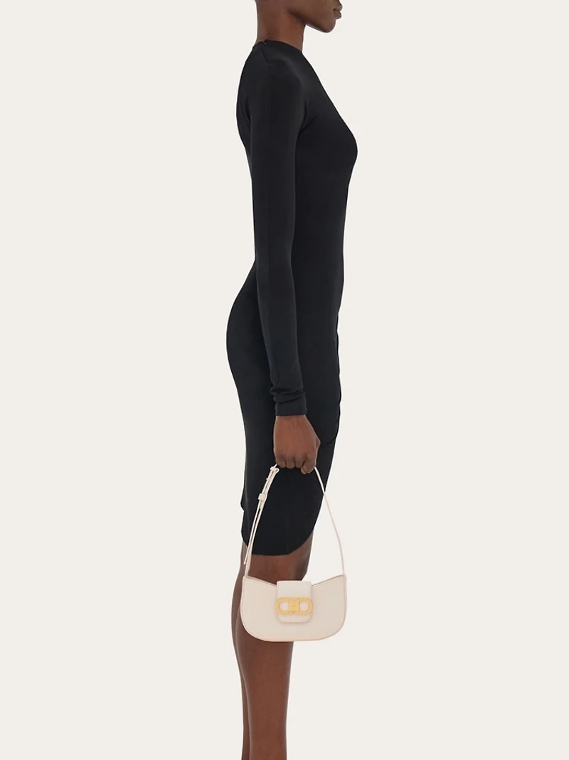Double Gancini mini bag