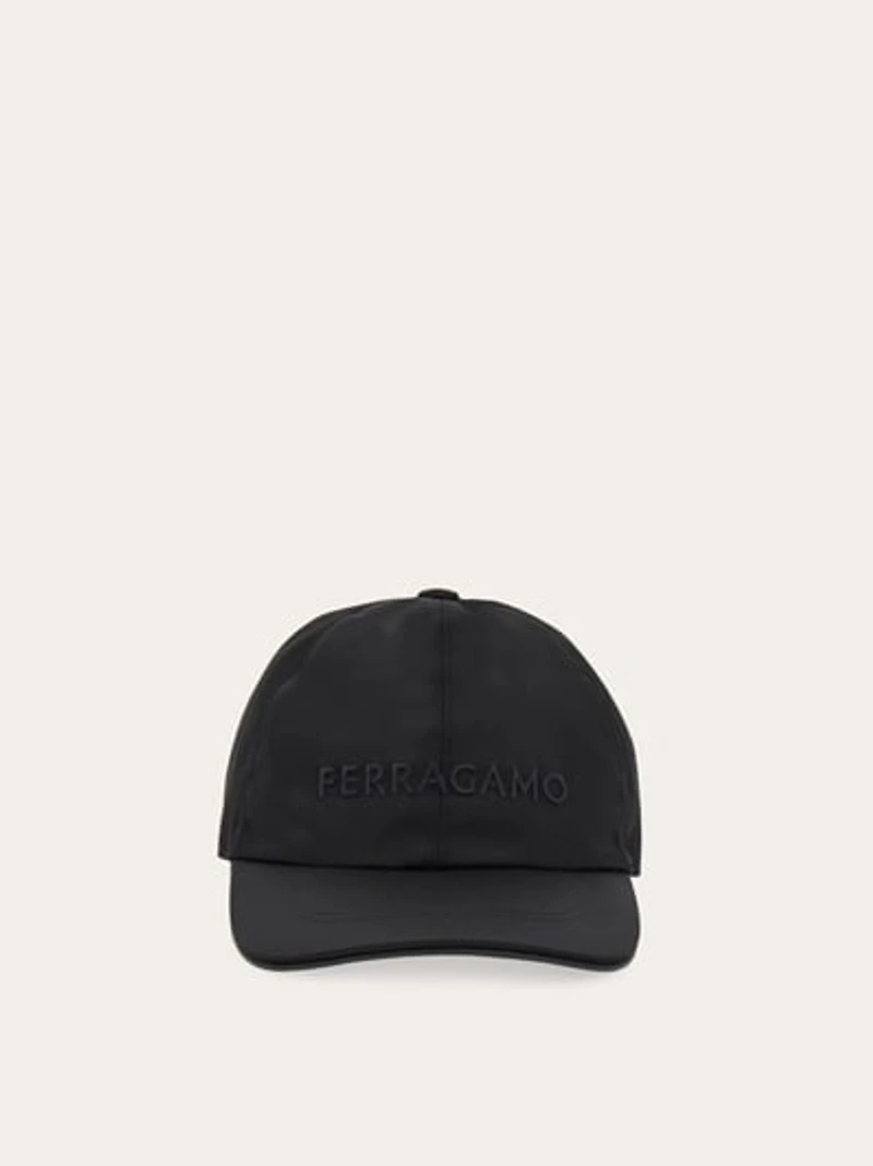 Baseball cap with embroidered logo