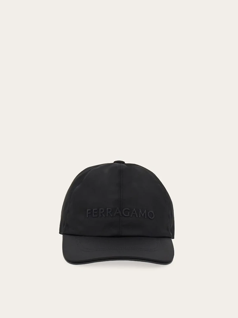 Baseball cap with embroidered logo