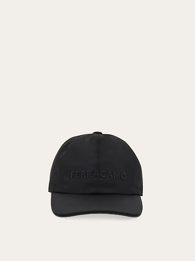 Baseball cap with embroidered logo