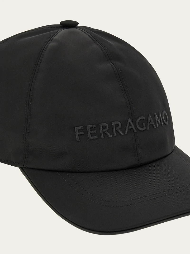 Baseball cap with embroidered logo