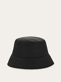 Bucket hat with embroidered logo