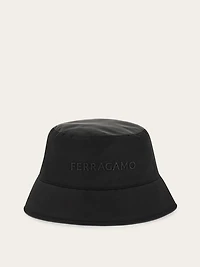 Bucket hat with embroidered logo