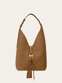 V-shaped hobo bag (M