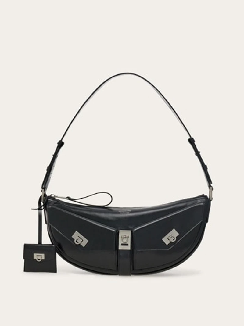 Multipocket hobo bag