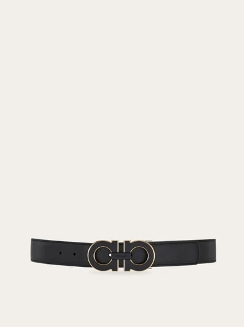 Reversible and adjustable Gancini belt