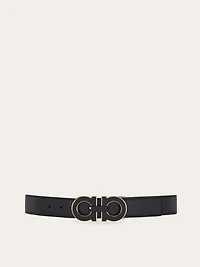 Reversible and adjustable Gancini belt