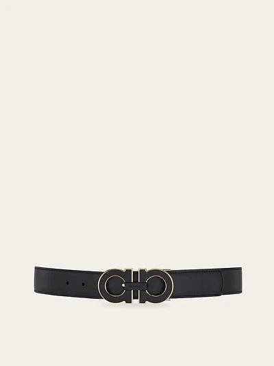 Reversible and adjustable Gancini belt