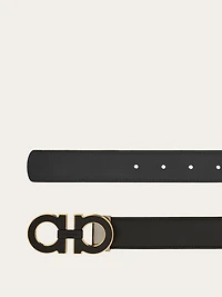 Reversible and adjustable Gancini belt