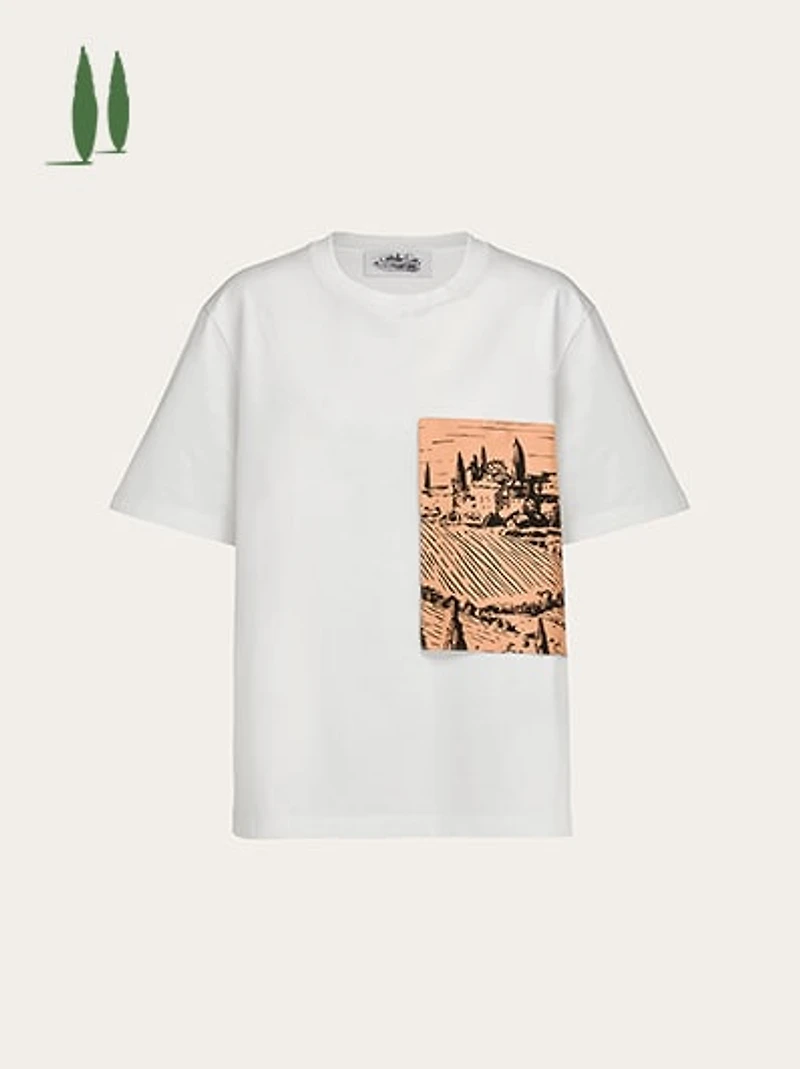 T-shirt with pocket detail