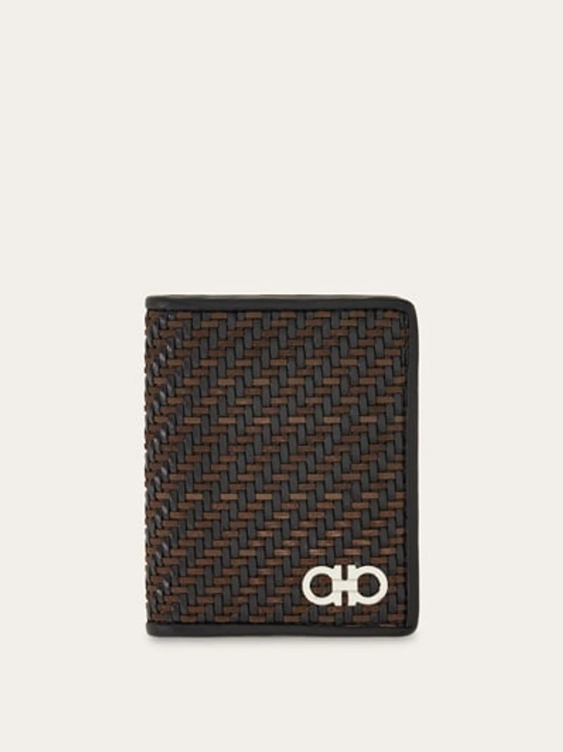 Woven credit card holder