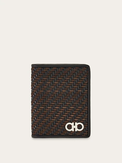 Woven credit card holder