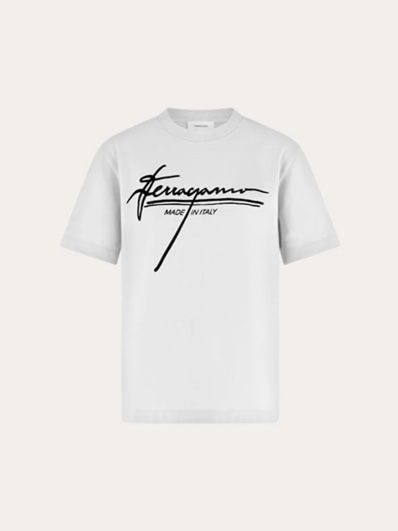 T-shirt with signature detail