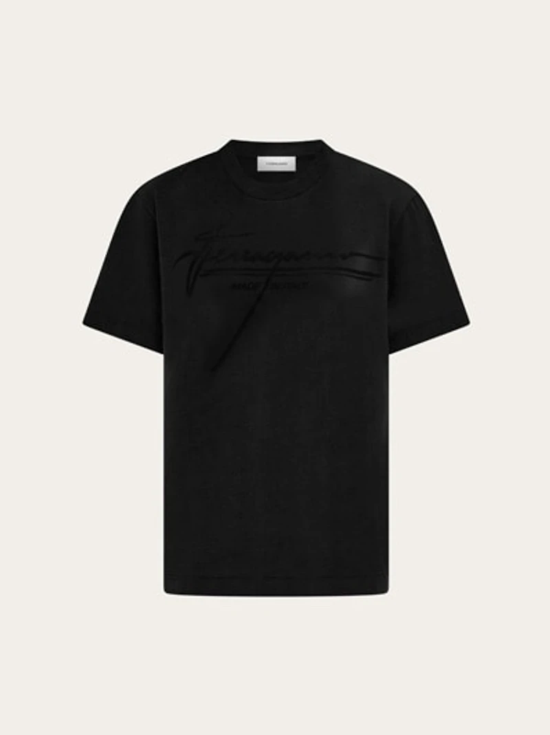 T-shirt with signature detail